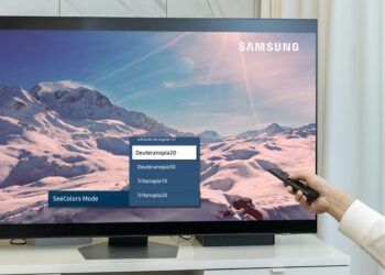 Uso del modo SeeColors de Samsung