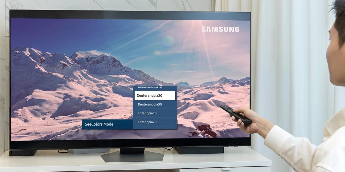 Samsung anuncia su modo más inclusivo para su televisión inteligente y monitores