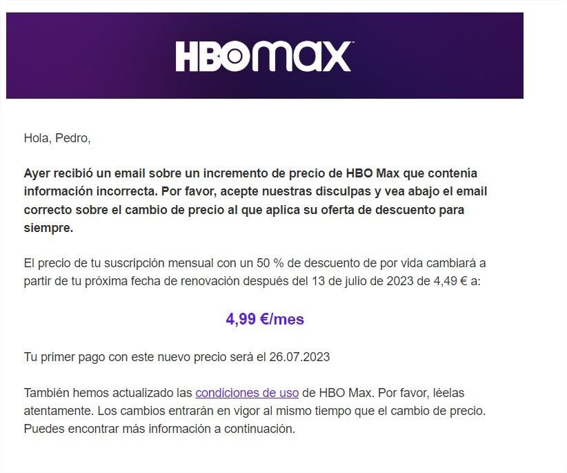 Precio HBO Max