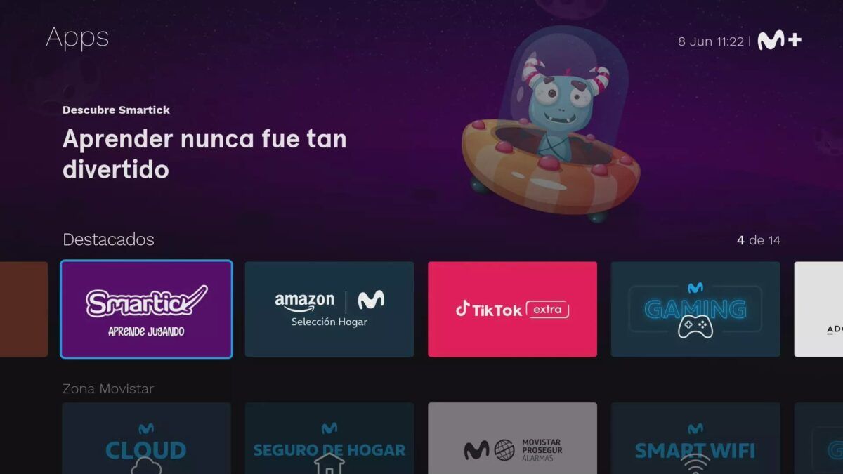 Movistar Plus+ incorpora una nueva app gratuita en su catálogo