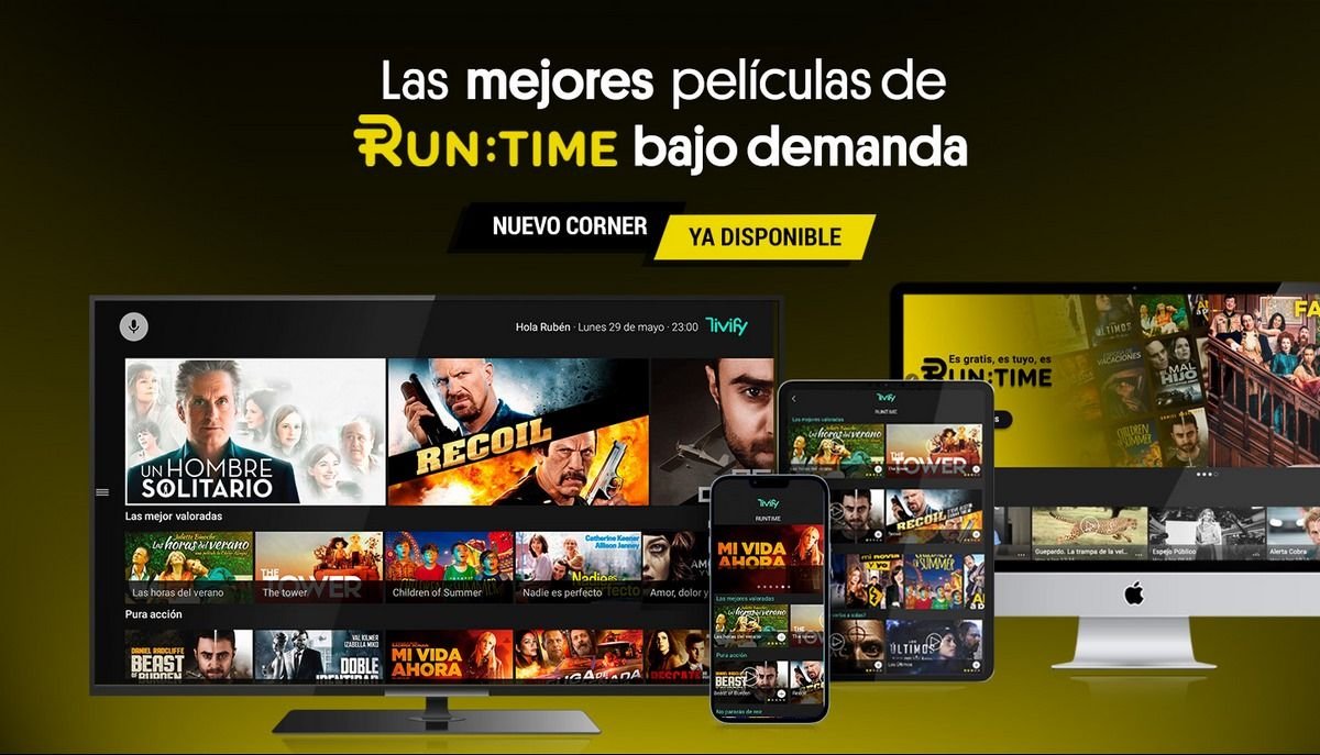 Tivify anuncia la llegada de nuevos canales gratis al incorporar Runtime a su catálogo