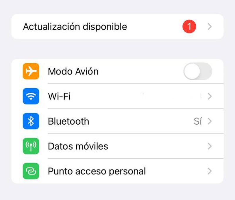 Compartir Internet en iOS