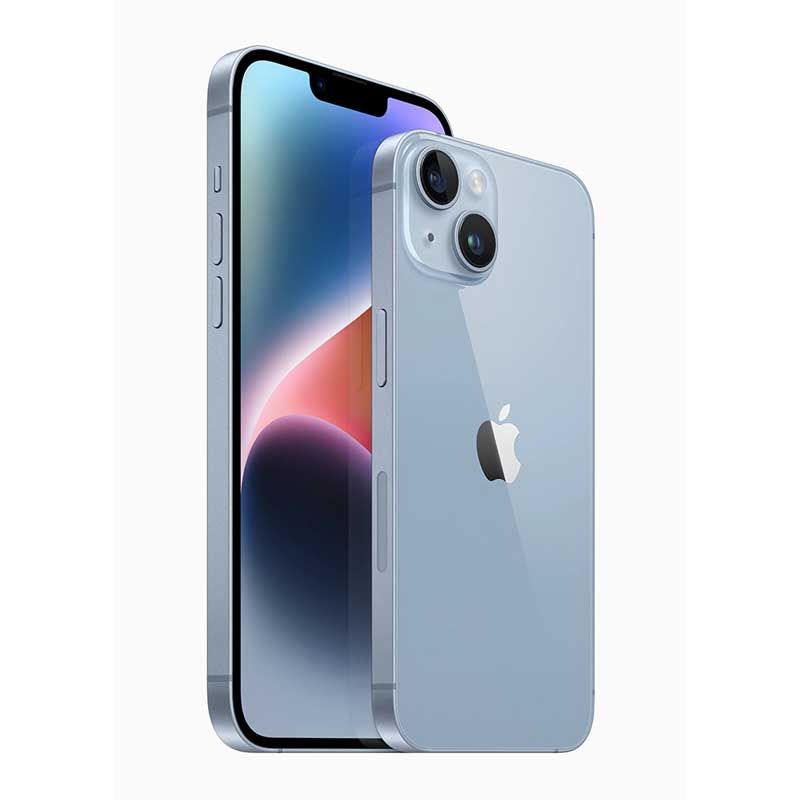 iPhone 14 de color azul