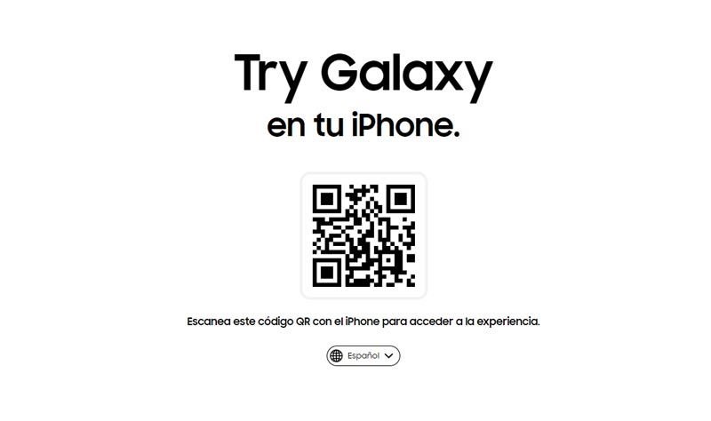 QR para probar Try Galaxy de Samsung