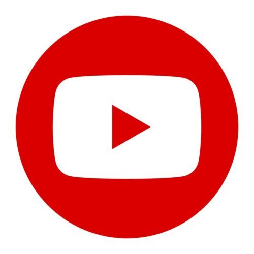 Logotipo redondo de YouTube