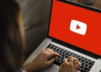 Uso de YouTube en un portátil