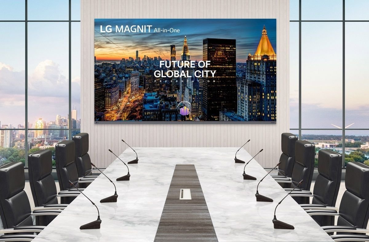 LG MAGNIT All-in-One, así es la gigantesca pantalla Micro LED de 136 pulgadas que llegará a Europa