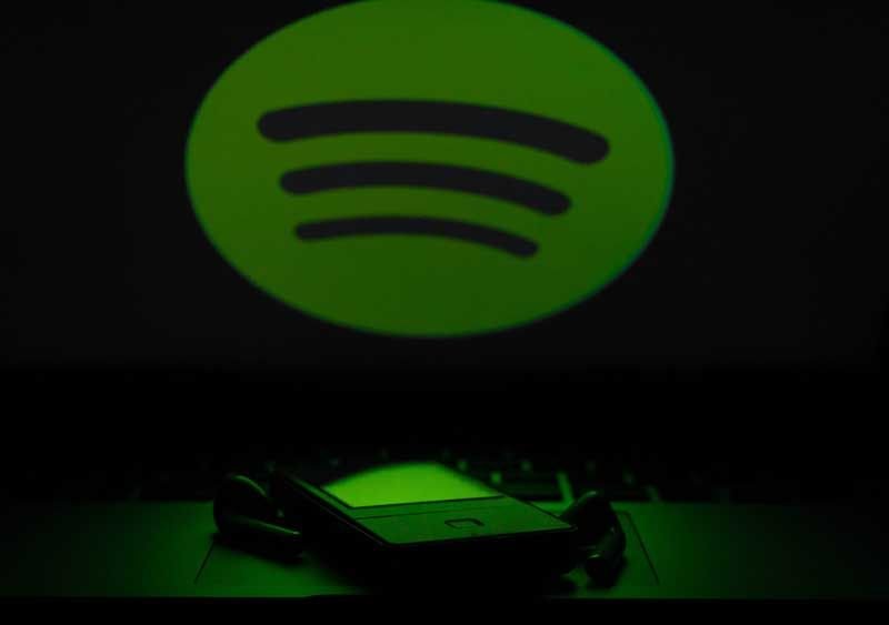 Logotipo de color verde de Spotify
