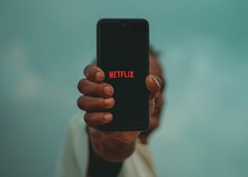 Logo de Netflix en un smartphone