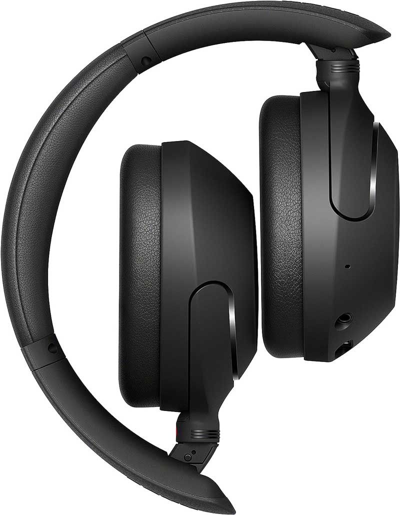 Auriculares Sony WH-XB910N plegados