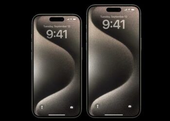 Nuevos iPhone 15 Pro con fondo