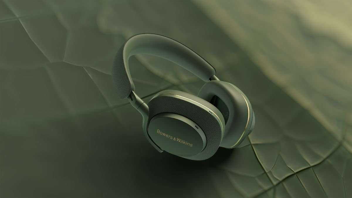 auriculares B&W Px7 S2e modelo verde