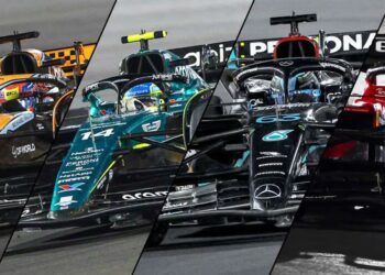 Coches de equipos de F1 en DAZN