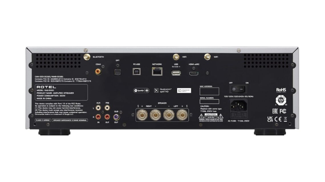 Rotel RAS-5000, un nuevo amplificador integrado de alta potencia con ...