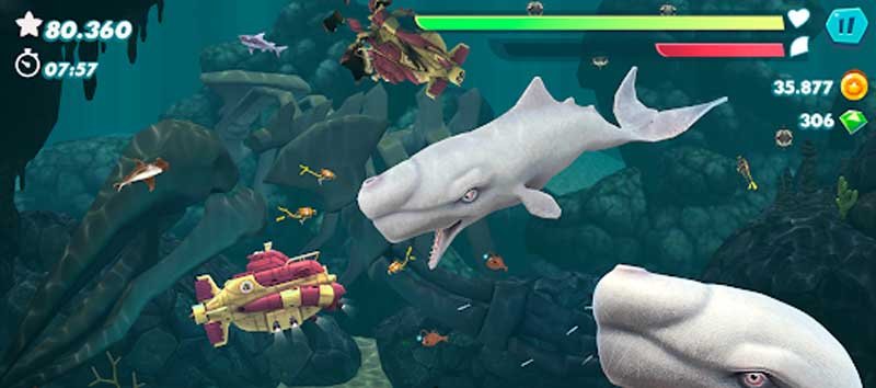 Juego Hungry Shark Evolution para Android