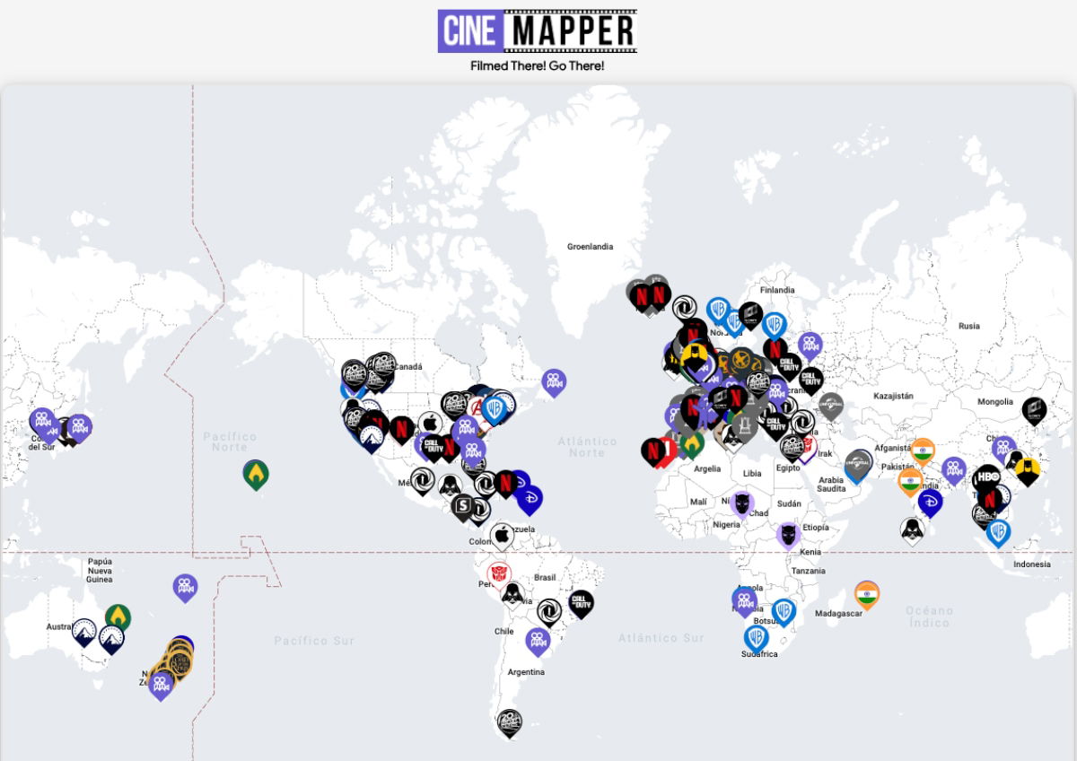 Cine Mapper, el Google Maps de cine que te dice qué películas se rodaron en una ubicación