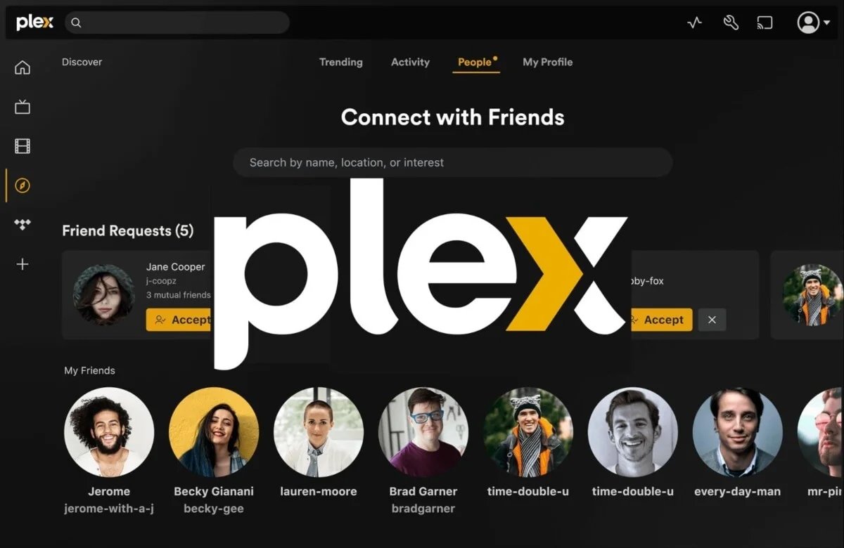 Plex está compartiendo todo lo que ves con tus amigos y familiares