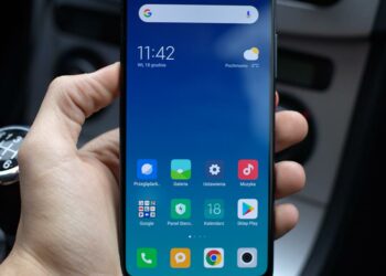 Pantalla de un teléfono Android