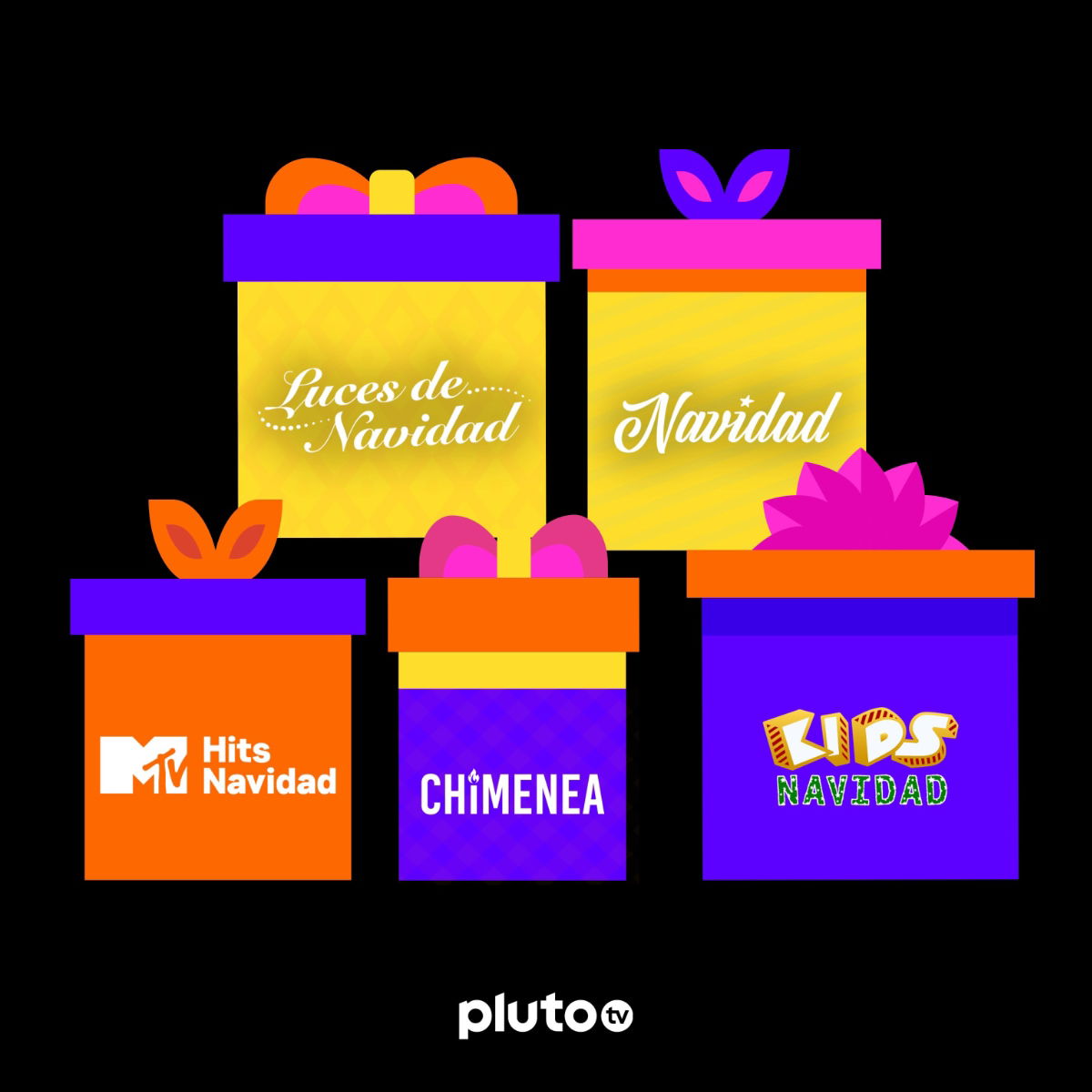 nuevos canales Pluto TV para Navidad