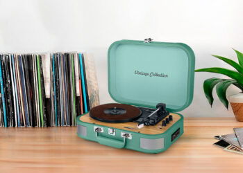 Muse MT-201 WG, un nuevo tocadiscos estilo retro que incluye Bluetooth