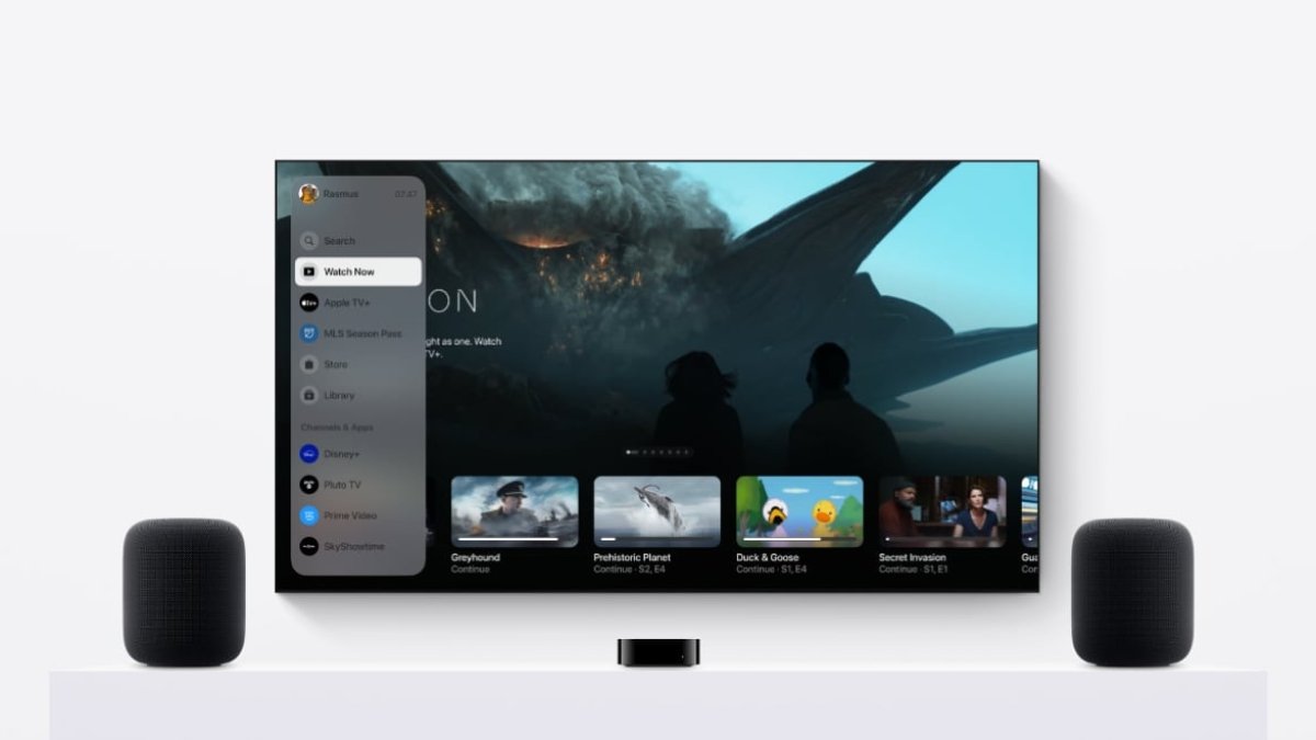 Ya está disponible tvOS 17.2: la aplicación Apple TV cambia por completo