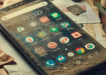 Teléfono Android viejo