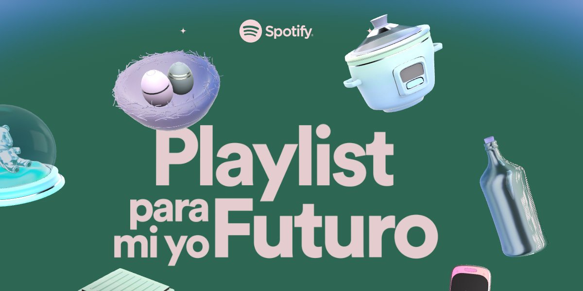 Spotify activa la lista Playlist para mi yo del futuro, así puedes crearla y compartirla