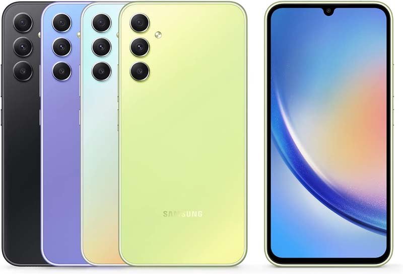 Colores del Samsung Galaxy A34