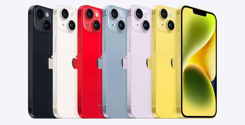 Colores iPhone 14