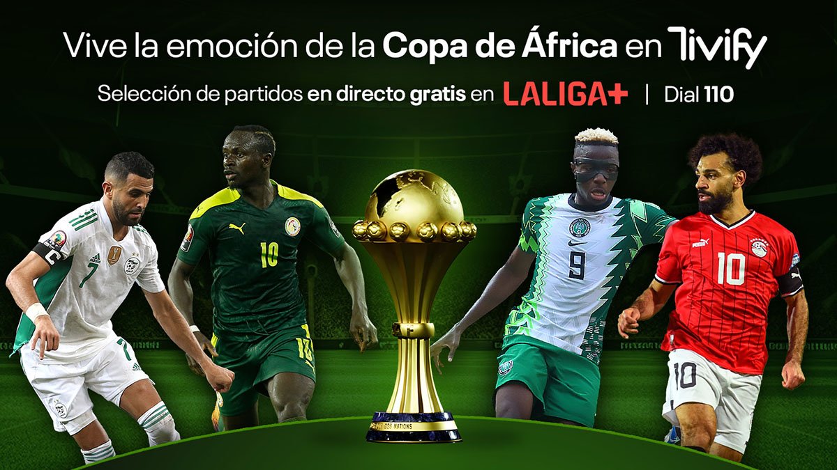 Si te gusta el fútbol vas a poder ver la Copa de África en Tivify de