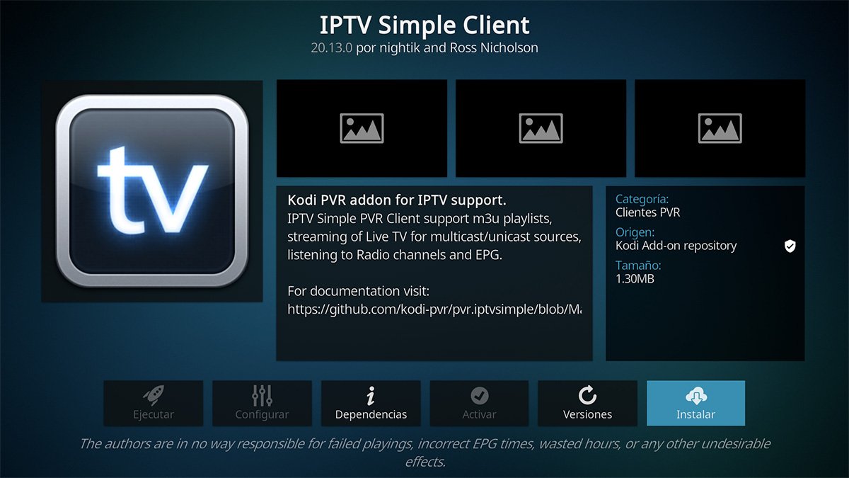cómo instalar una lista IPTV en Kodi para evitar el apagón de la TDT SD instalar add-on
