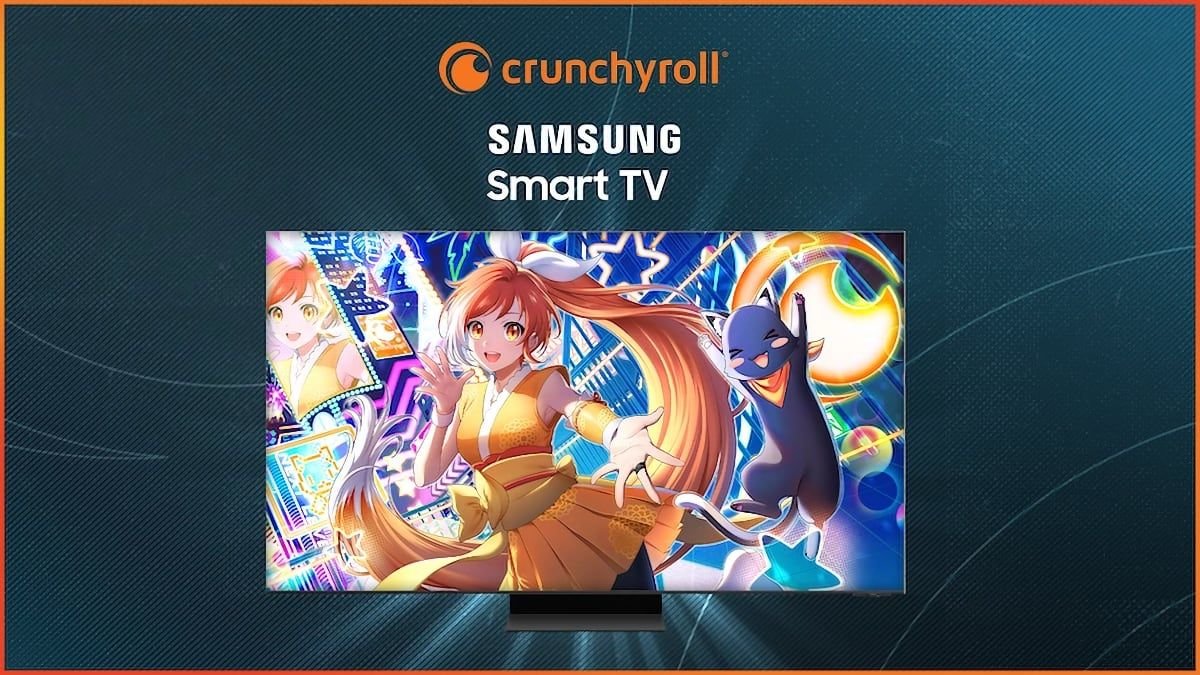 Crunchyroll anuncia su llegada a las Smart TV de Samsung en los televisores fabricados a partir de 2017