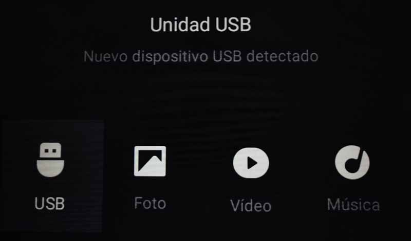USB en Android TV