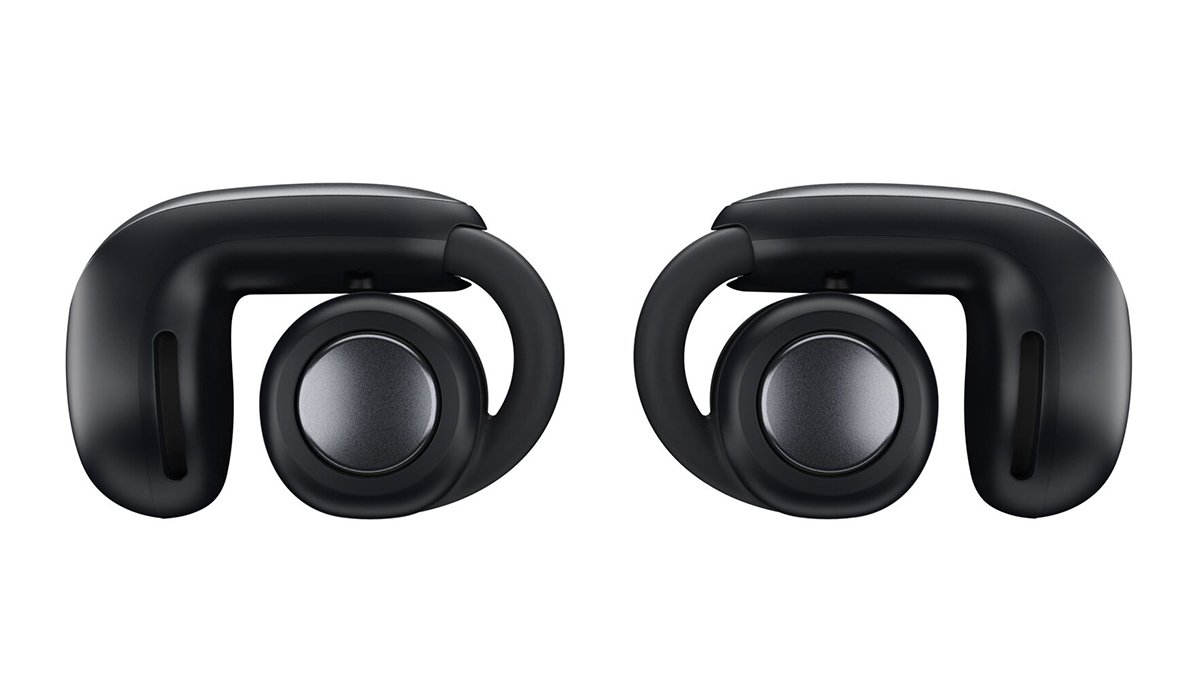 nuevos Bose Ultra Open Earbuds color negro botones