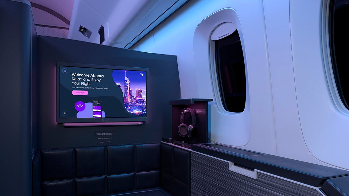 Las pantallas OLED 4K llegan a las cabinas de los aviones