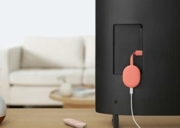 Nuevo Chromecast de color rosa