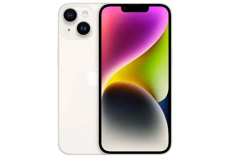 iPhone 14 de color blanco