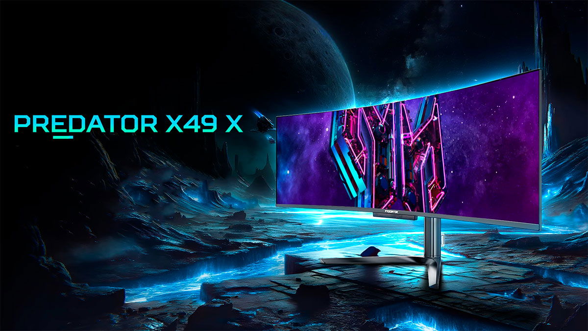 Acer Predator X49 X, puro espectáculo OLED con 49 pulgadas y 240 Hz