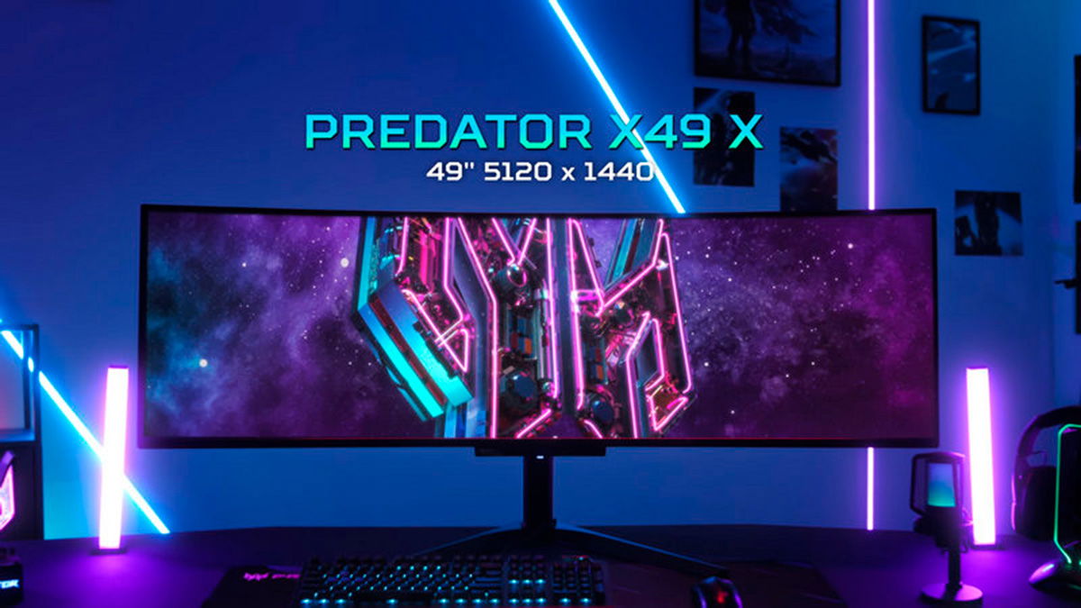nuevo monitor Acer Predator X49 X panel