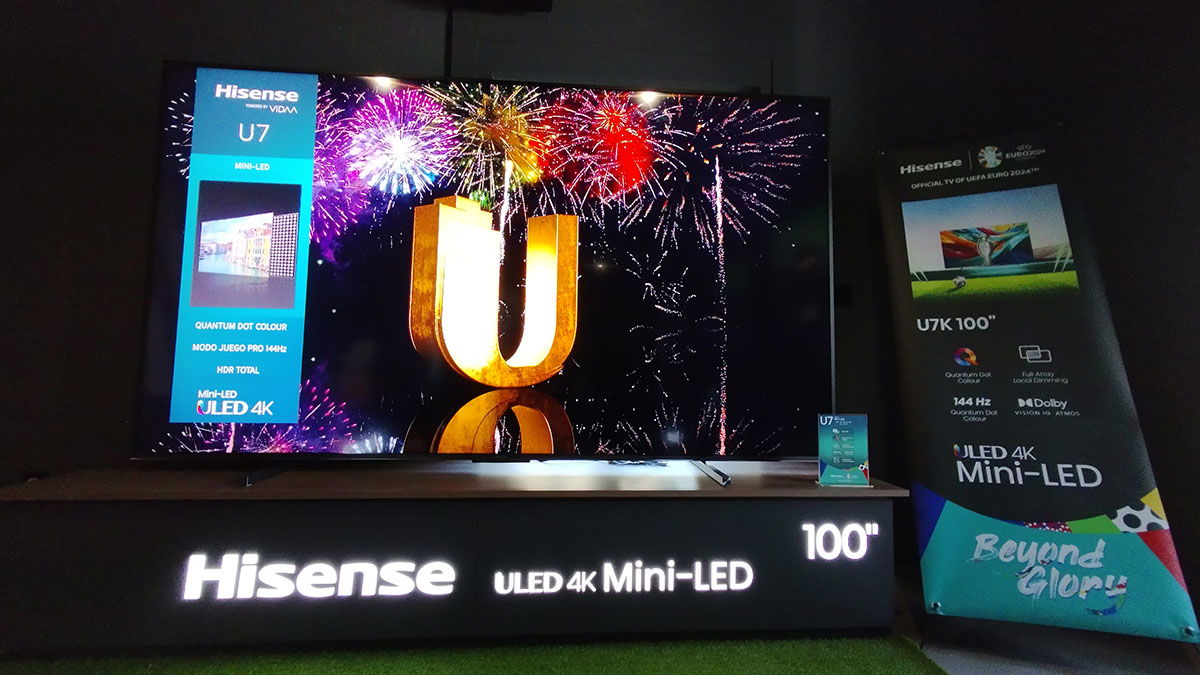 Hisense presenta su nueva gama de televisores para 2024 modelo grande otra vez