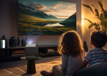 JMGO N1S Ultra, un nuevo proyector con gimbal incorporado para que podamos colocarlo en cualquier parte