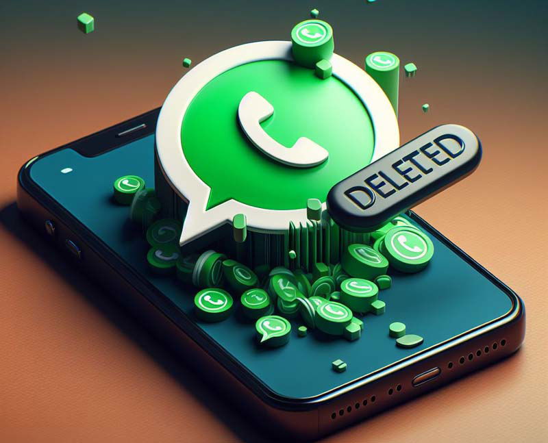 Borrar mensajes en WhatsApp
