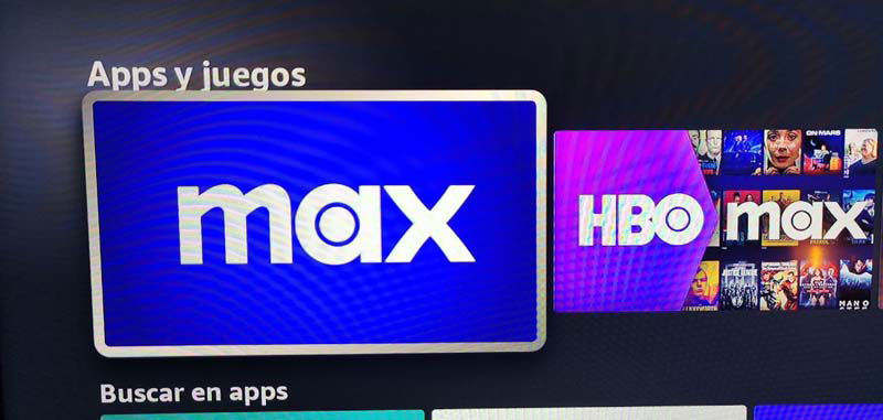 Nueva app de Max en los Fire TV