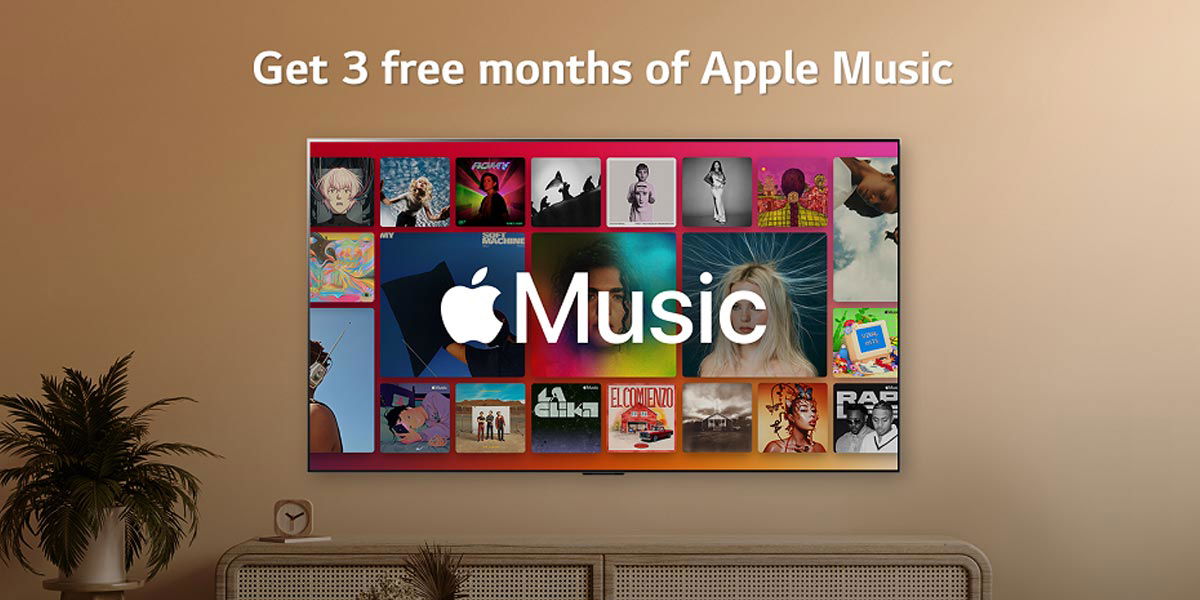 LG regala a tres meses de Apple Music a los usuarios de sus Smart TV