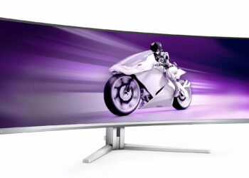 Philips Evnia 49M2C8900L, una versión ligeramente recortada y más económica que mantiene el panel QD-OLED