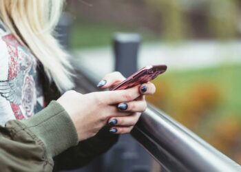 Uso de un smartphone Android