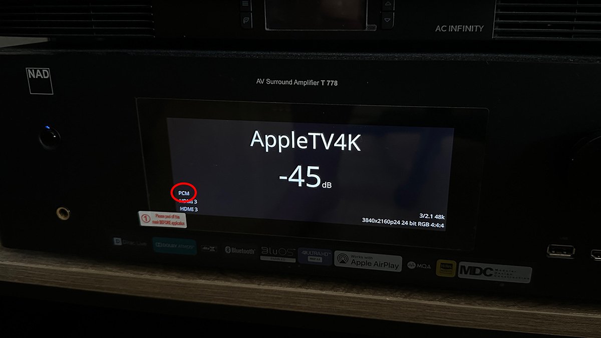 guía definitiva de formatos de vídeo y audio soportados por el Apple TV 4K formato PCM