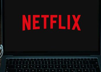 Netflix en un ordenador portátil