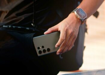 uso de un Samsung Galaxy S22 Ultra