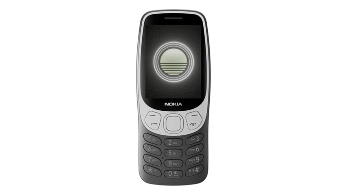vuelve el Nokia 3210 con conectividad 4G modelo gris